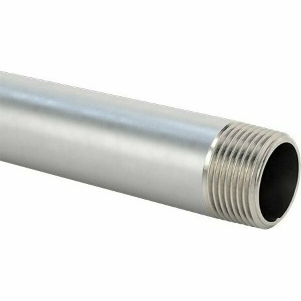 Bsc Preferred Standard-Wall 316/316L Stainless Steel Pipe Threaded on Both Ends 1 NPT 30 Long 4816K927